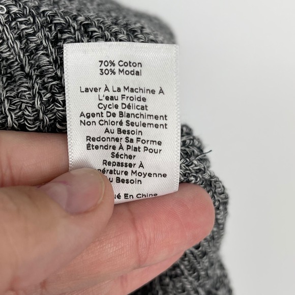 Talbots Gray‎ Marled Cowl Neck Long Sleeve Tunic Sweater XL Casual Cozy Classic - Picture 5 of 6